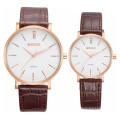 WEIQIN W23057 wholesale lovers' genuine leather quartz watch